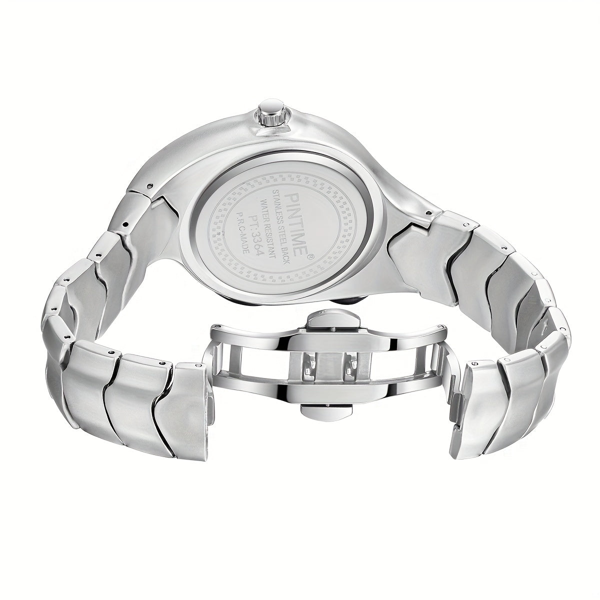 A Uniquely Shaped Y2K Original Men'S Watch, a Non-Mechanical Timepiece with a Twisted Retro Fashion, Vintage High-End, Niche Quartz Wristwatch.