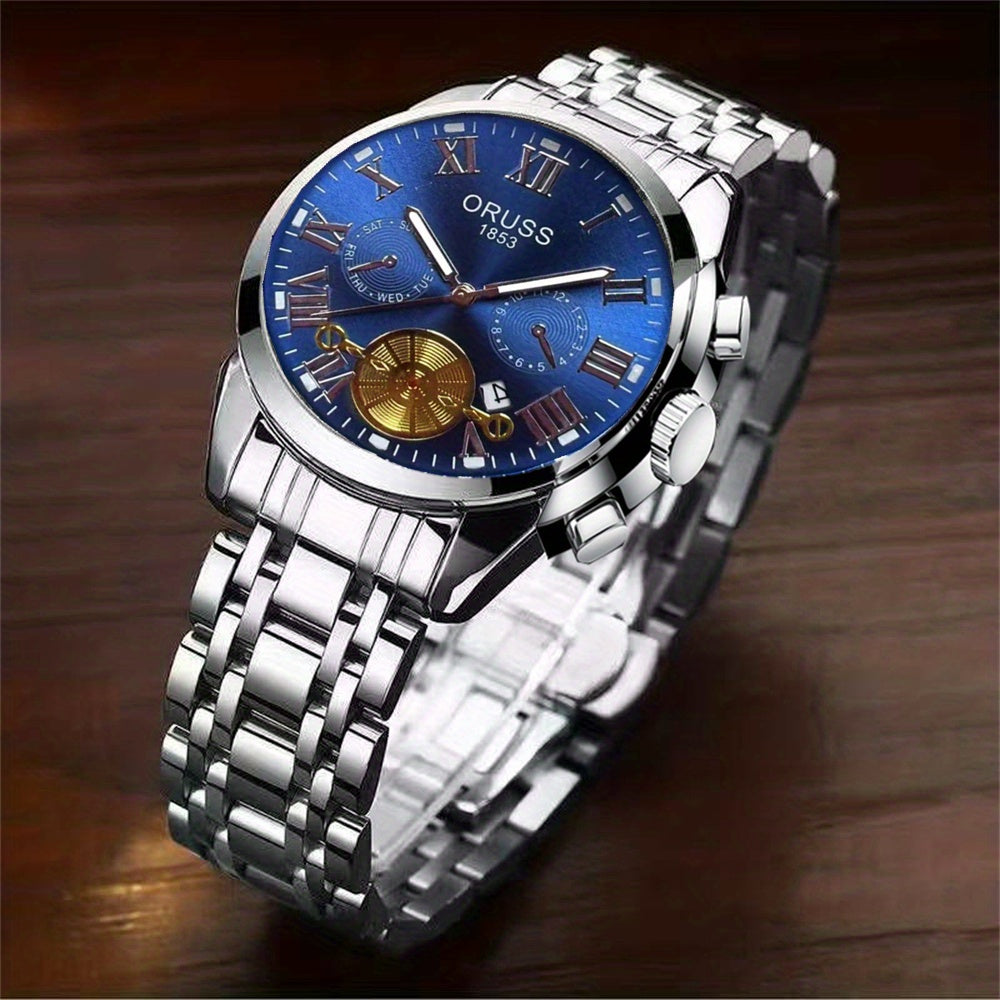 A Stylish, High-end, Durable, Handsome, And Precise Men's Watch That Is Versatile For Business And Fashion Trends.