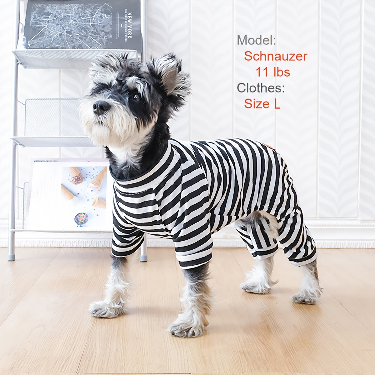 Cozy Striped Pajamas For Small Dogs And Cats - Soft Stretch Fabric For Ultimate Comfort