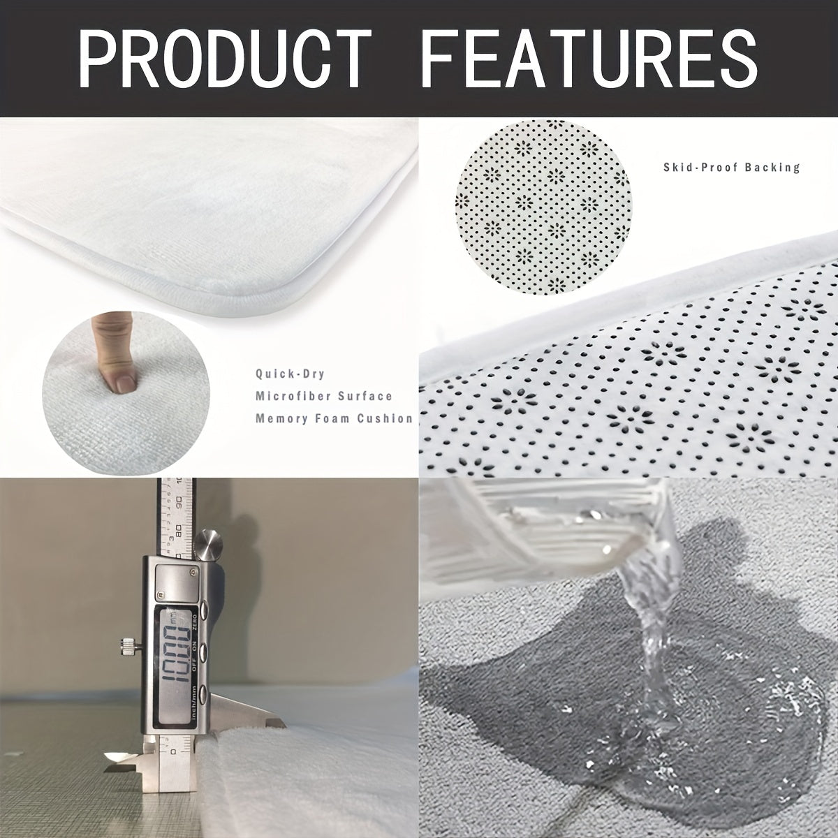 Spooky Halloween Clown Sewer Print Door Mat - Non-Slip, Stain-Resistant Polyester Rug for Home Decor, Perfect for Bedroom, Living Room, Kitchen Entrance