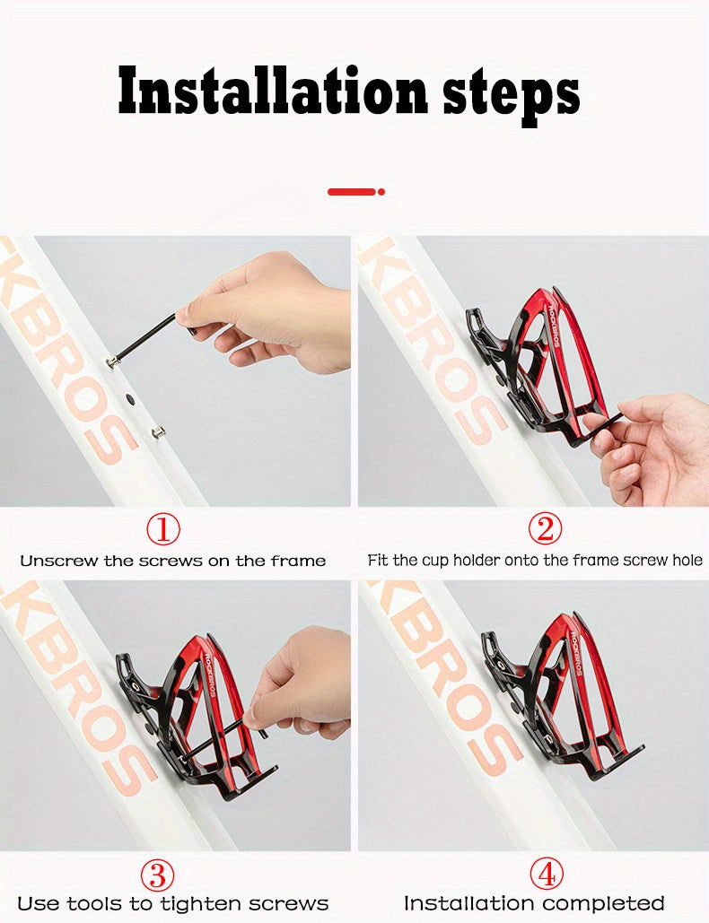 Premium Two-Tone Bike Water Bottle Holder - Durable & Lightweight for Mountain & Road Bikes - Perfect Outdoor Cycling Accessory