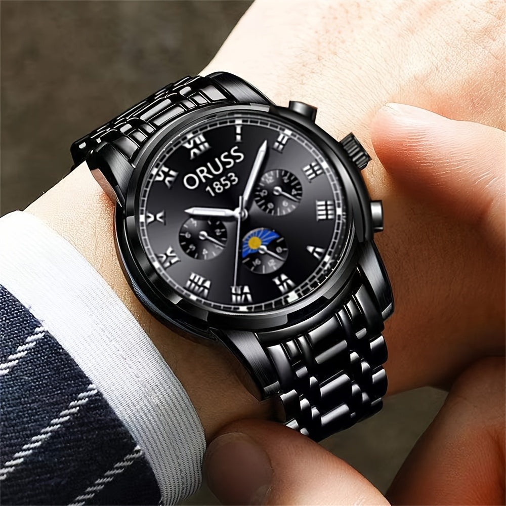 A Stylish, High-end, Durable, Handsome, And Precise Men's Watch That Is Versatile For Business And Fashion Trends.