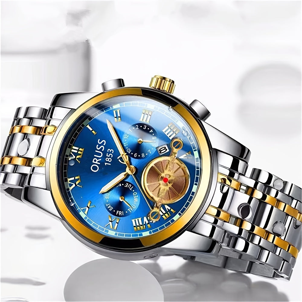 A Stylish, High-end, Durable, Handsome, And Precise Men's Watch That Is Versatile For Business And Fashion Trends.