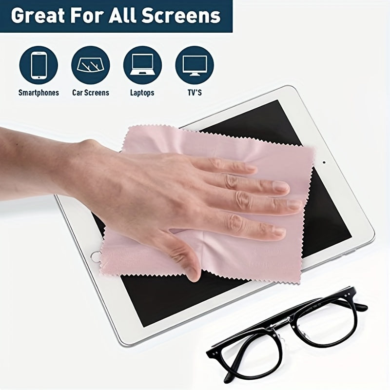 Microfiber Cloth, Cleaning Cloths. Washable And Durable Microfiber Cleaning Cloth For Glasses, Lenses, Electronics And Screens