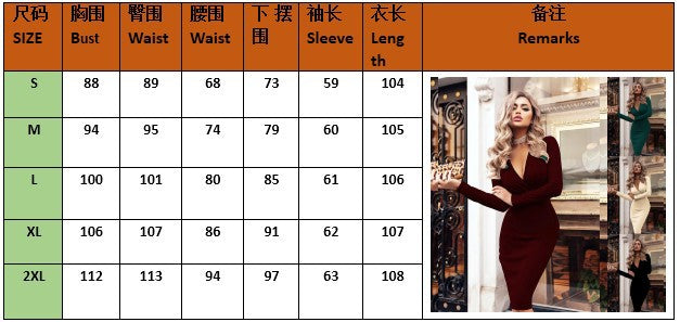 Autumn Winter Elegant Wrap Deep V Neck Folds Bodycon Dress Women Sexy Solid Color Long Sleeves Skinny Dress Club Party Vestidos