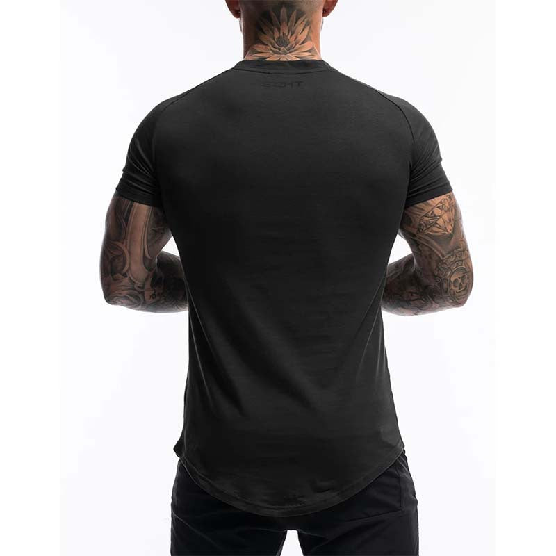 Men's T Shirt Men Summer Short Sleeve Cotton Tshirt Slim Fit Tops Tee Brand Male Clothing Casual Fashion T-shirts Men