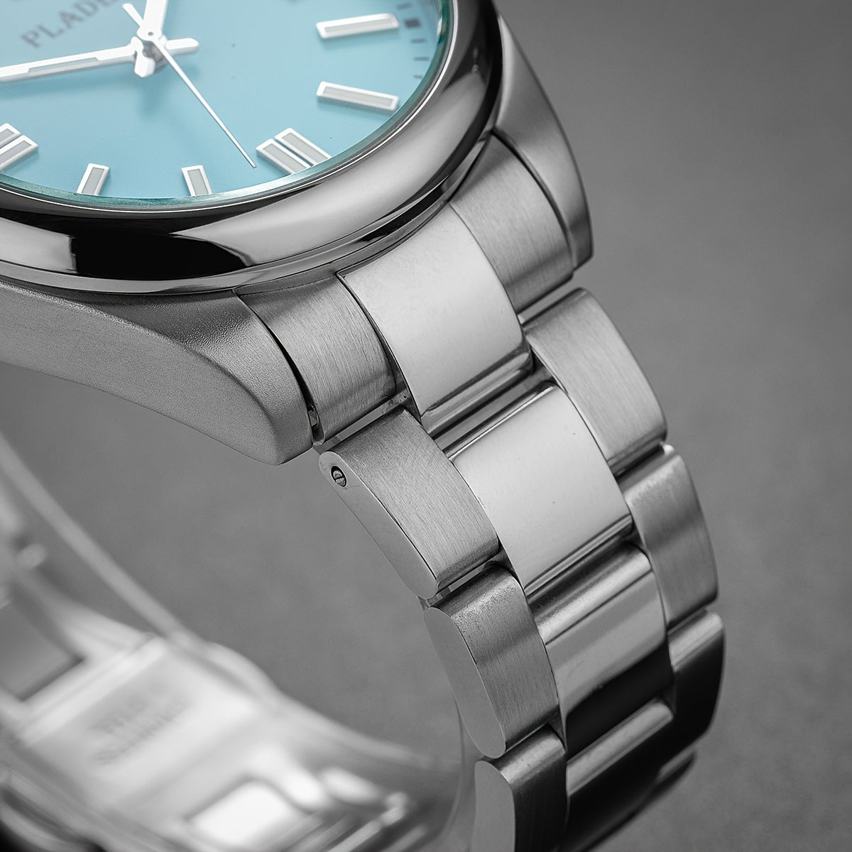 PLADEN Stylish Classic Stainless Steel Business Luminous Quartz Watch, Men's Gift