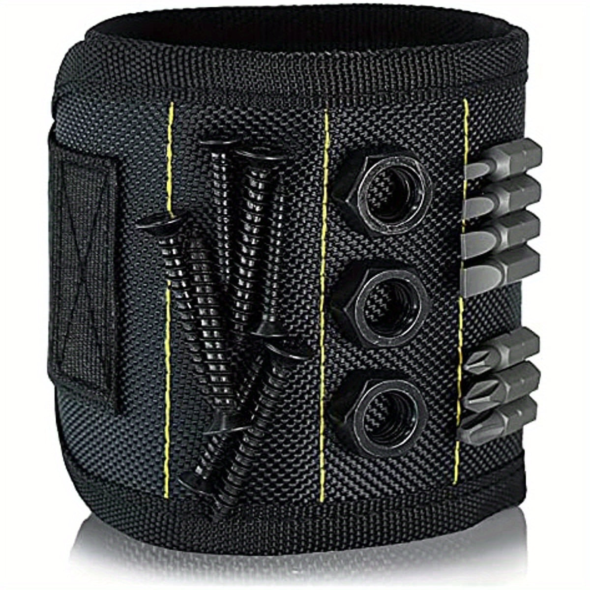 Magnetic Tool Wristband For Holding Screws, Nails, Drill Bits, And Small Tools - Ideal For Home Improvement And Repairs