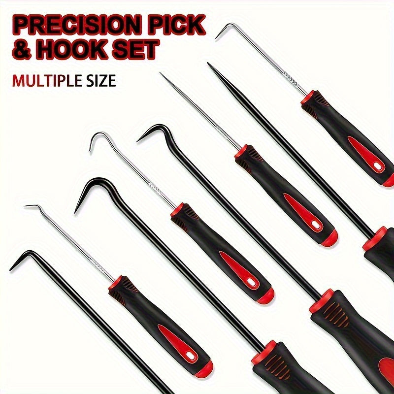 Precision Pick & Hook Set with Scraper: 4 Pcs/ 11 Pcs Automotive Electronics Maintenance Tools - High-Quality Material, Non-Slip Design