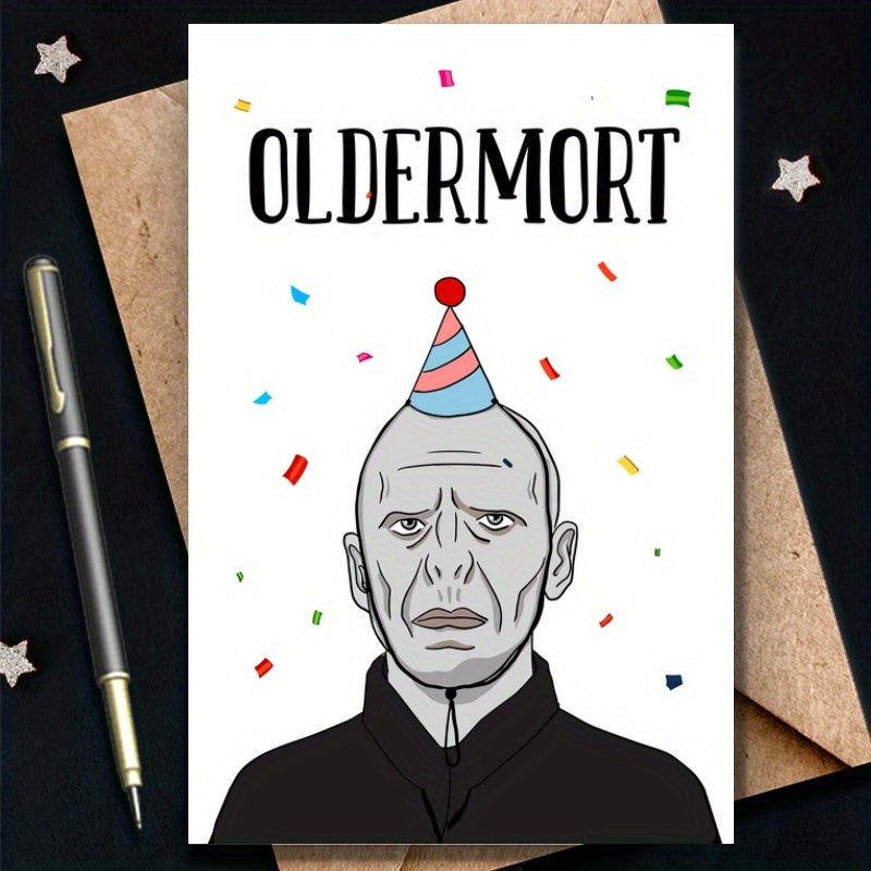 Hilarious Wizard-Themed Birthday Card - Perfect For Christmas, Thanksgiving, Halloween & Anniversaries - Unique Gift For Friends, Men & Women