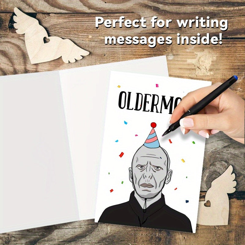 Hilarious Wizard-Themed Birthday Card - Perfect For Christmas, Thanksgiving, Halloween & Anniversaries - Unique Gift For Friends, Men & Women