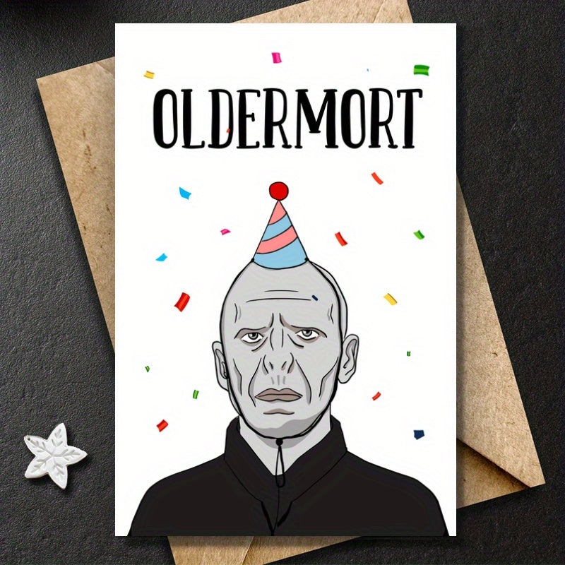 Hilarious Wizard-Themed Birthday Card - Perfect For Christmas, Thanksgiving, Halloween & Anniversaries - Unique Gift For Friends, Men & Women