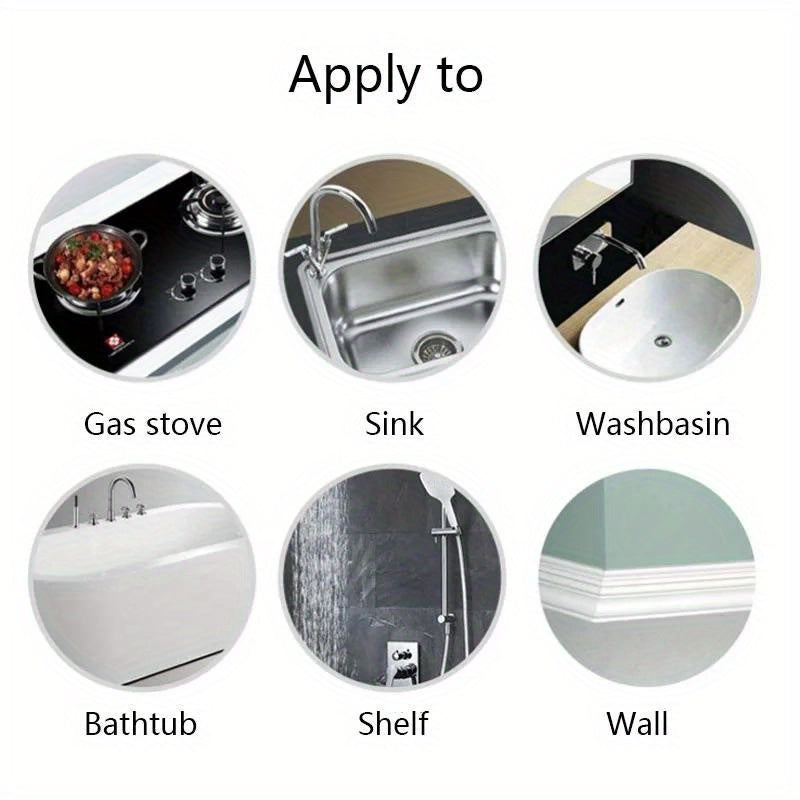 32.8ft Monster Ultra Strong Double-Sided Adhesive Tape - Waterproof, Heavy-Duty for Home Improvement, Sticks to Plastic, Fabric, Wood, Glass, Metal, Includes Red Caulk Marker & Applicator Tool