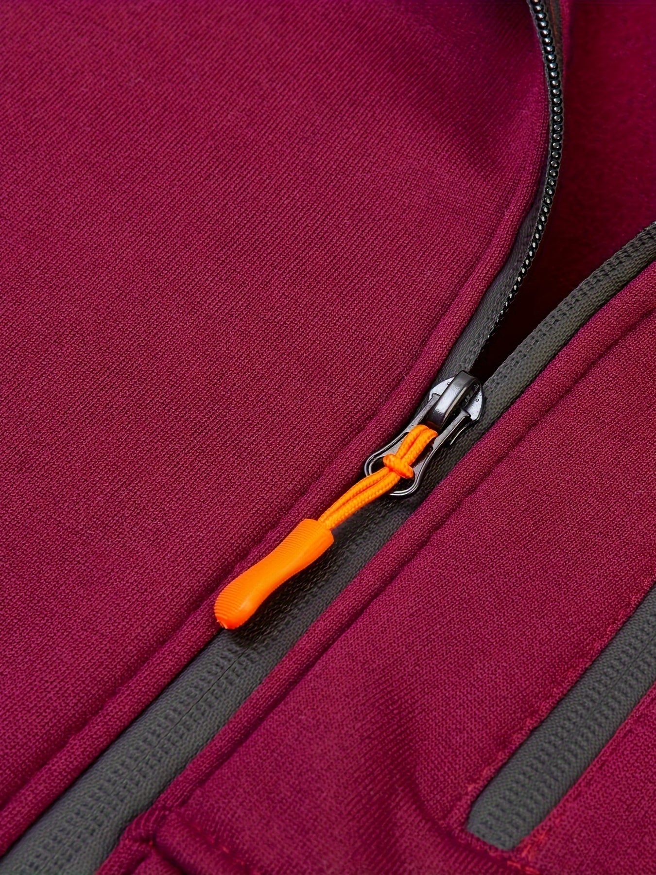 Casual Comfy Long Sleeve Hoodie - Men's Loose Zipper Jacket - Men's Clothing