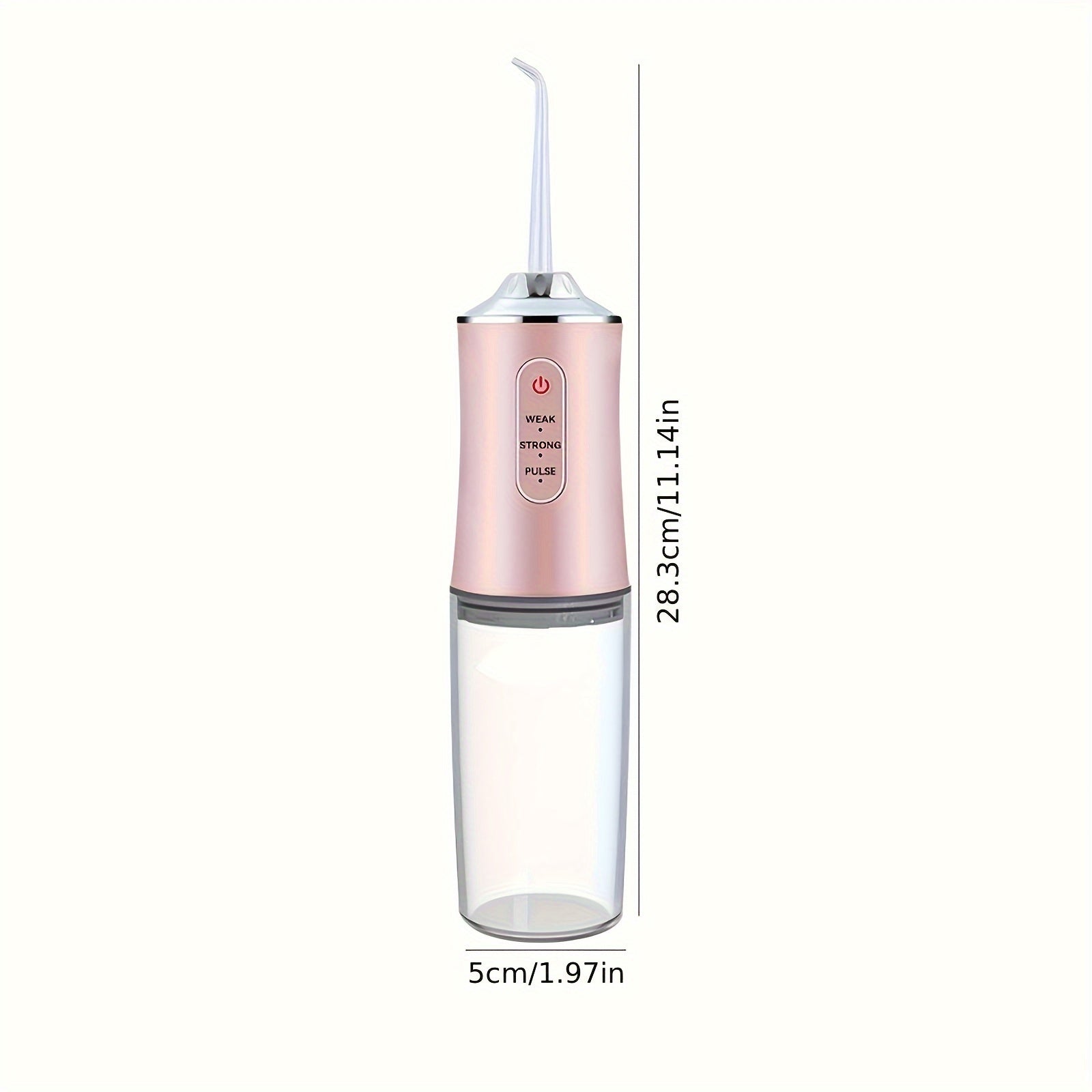 1pc Portable Dental Water Flosser, USB Rechargeable Water Jet Floss Tooth Pick 4 *Jet Tip 3 Modes Wireless Security Home Electronics Cute Gift, 5V Mobile Phone Data Cable, USB Socket, Power Bank Charging