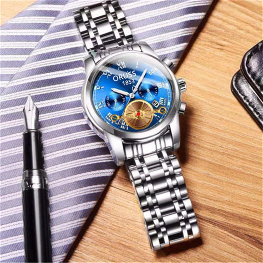 A Stylish, High-end, Durable, Handsome, And Precise Men's Watch That Is Versatile For Business And Fashion Trends.