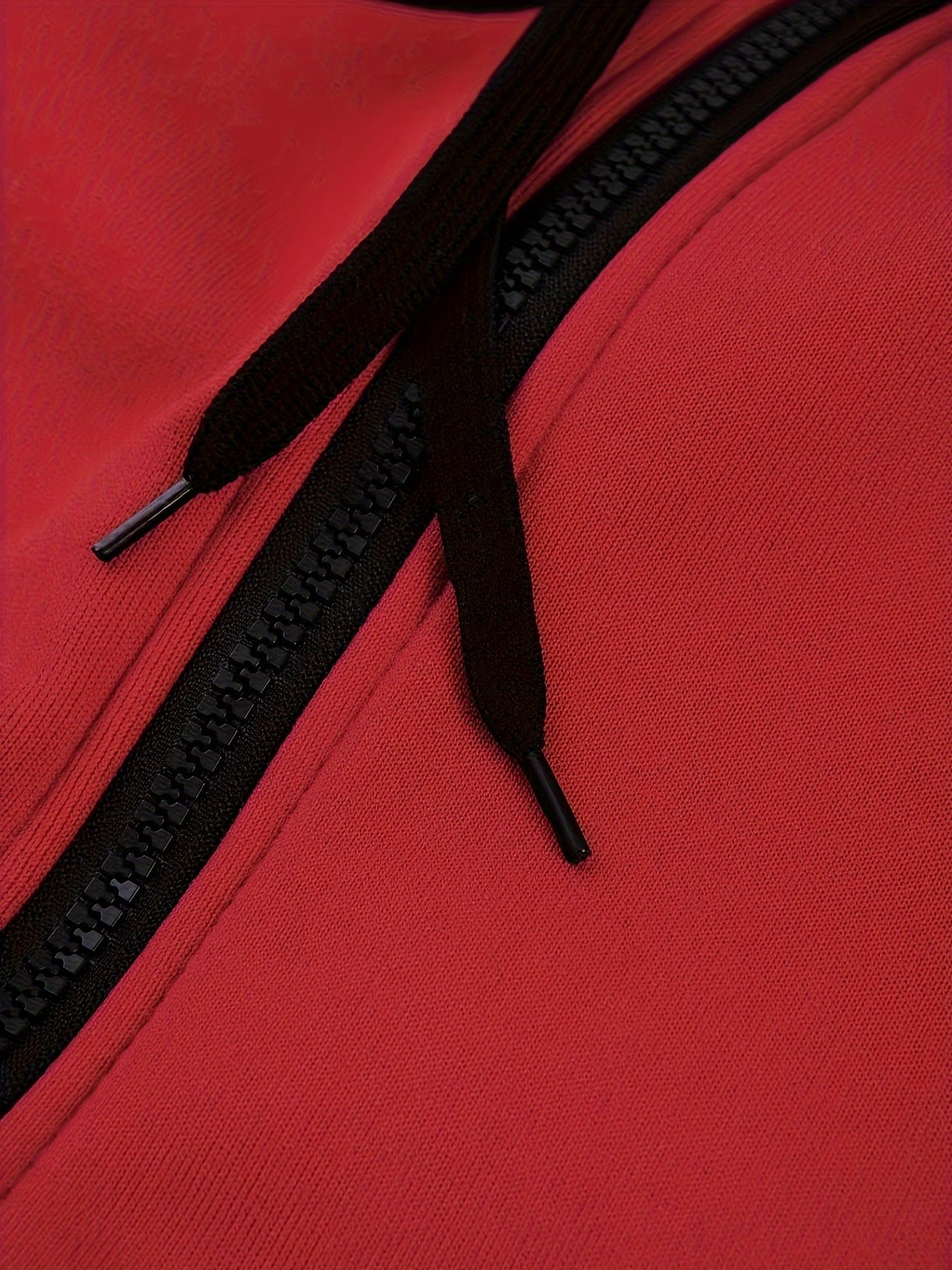 Stylish Men's Color Block Varsity Jacket - Water-Resistant Zip-Up Design with Adjustable Hood, Soft Fleece Lining, and Multiple Pockets - Perfect for Casual Outdoor Activities and Sports Events