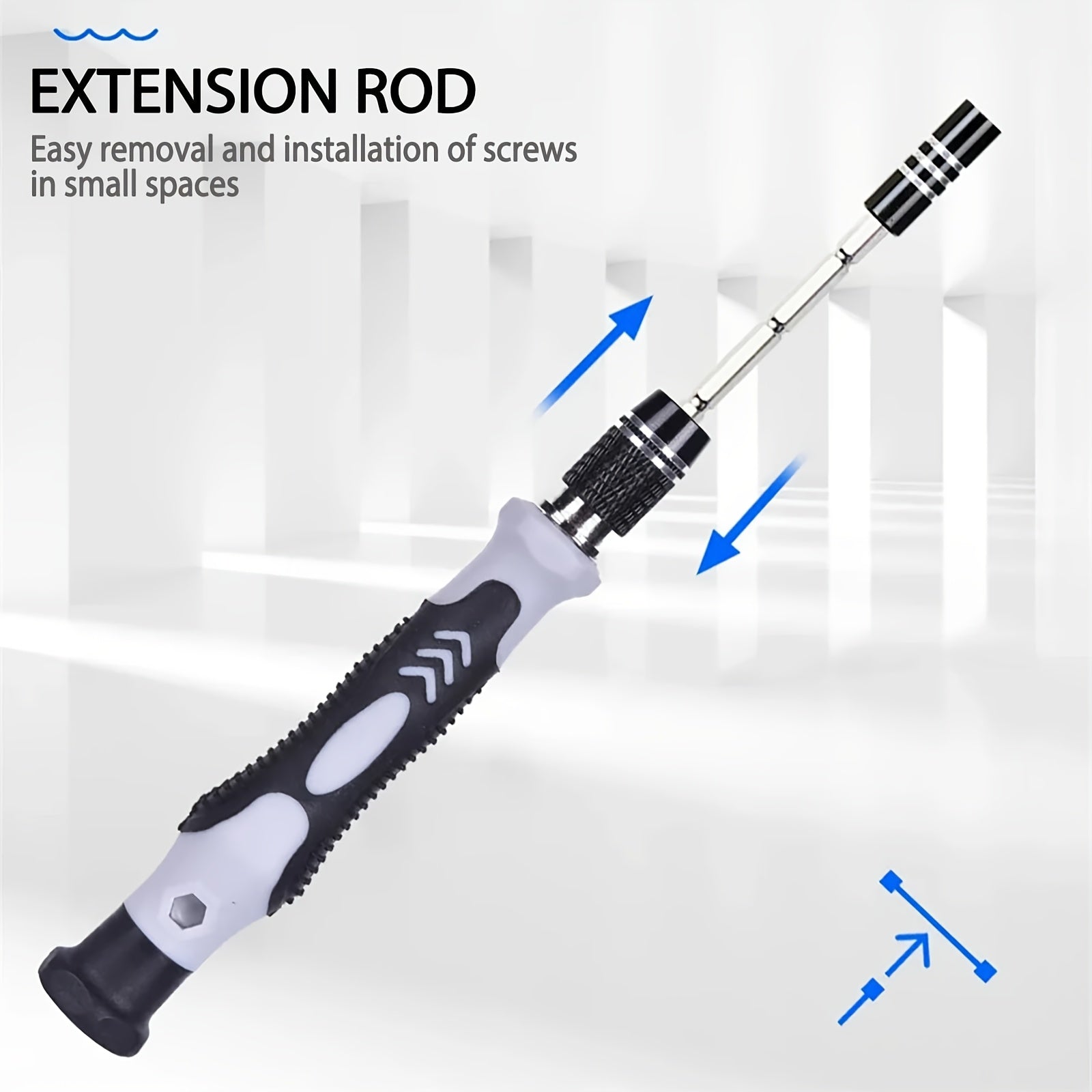 115-in-1 Precision Screwdriver Set - Magnetic Repair Tool Kit for Phones, Laptops & Electronics | Ergonomic Anti-Slip Handle, Chrome Vanadium Steel, Hex, Torx, Triangular, Angle, Drill Bit