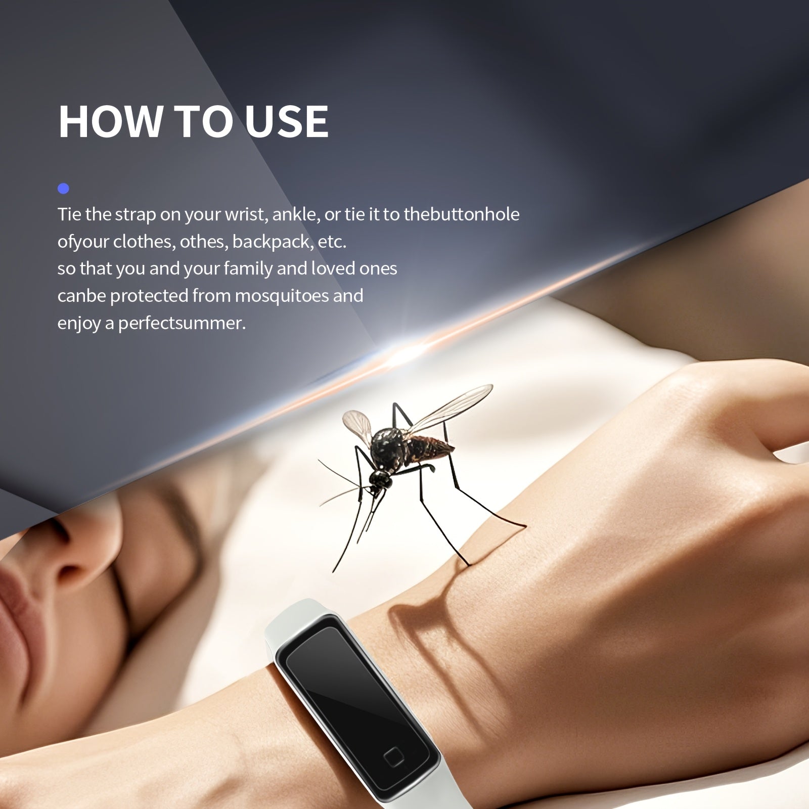 Physical Mosquito Repellent Bracelet, Electronic Watch for Mosquitoes, Summer Insect Repeller, Men's Watch, Women's Watch, Silicone Watch, Outdoor Mosquito Repellent Bracelet, Camping Mosquito Repellent Electronic Watch, Home