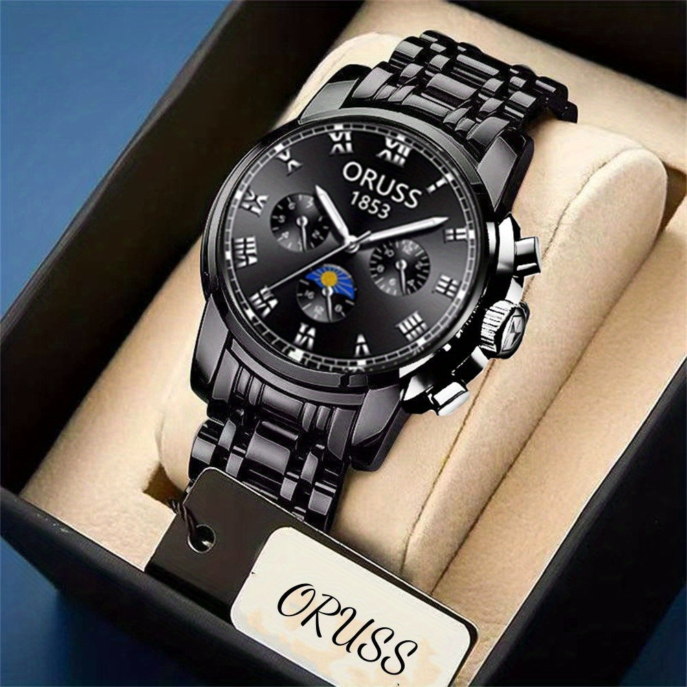 A Stylish, High-end, Durable, Handsome, And Precise Men's Watch That Is Versatile For Business And Fashion Trends.
