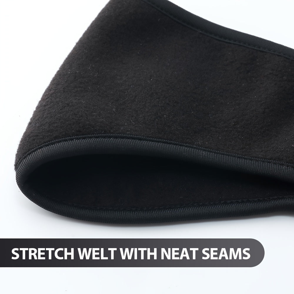 Men's Fleece Earmuffs Headband: Ear Warmers for Outdoor Activities (Running, Skiing, Cycling, Riding, Fishing) - Soft & Warm Fleece - Perfect for Winter Sports & Cold Weather - Ideal Gift for Men