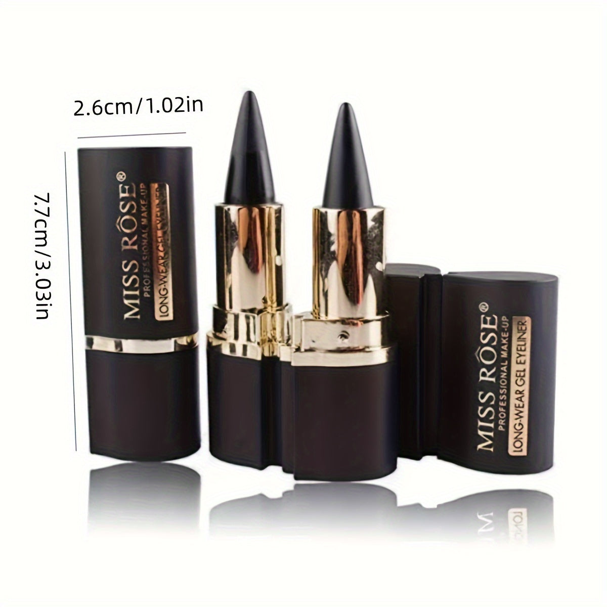 [Popular Choice] 2-Piece Kajal Eyeliner & Eyeshadow Duo - Effortless Application for Stunning Cat Eye & Smoky Looks - Ideal for Halloween & Daily Glam