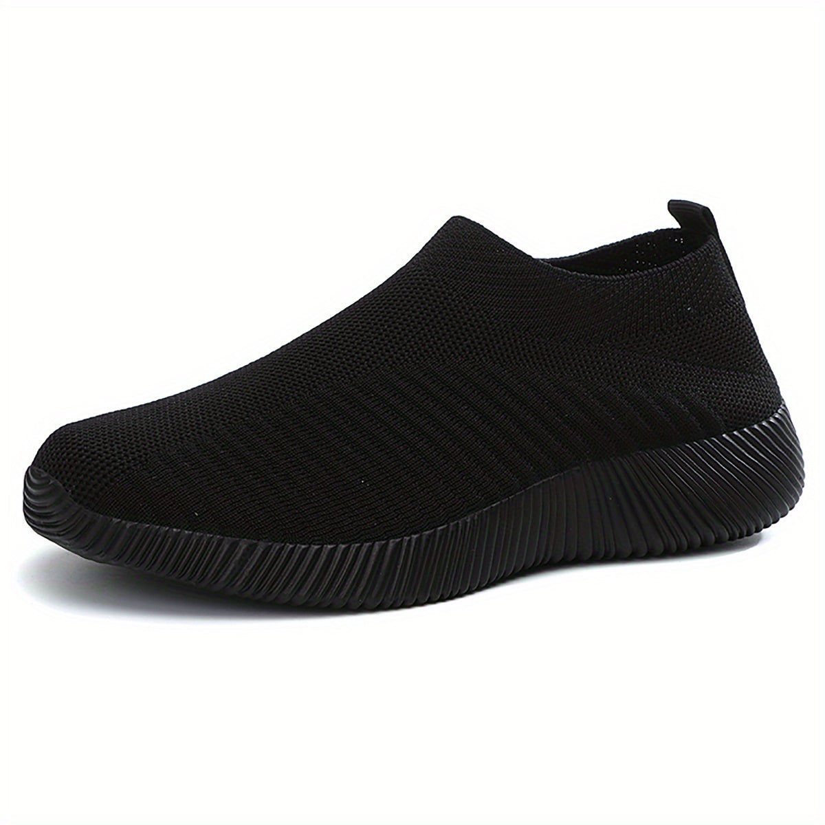 Lightweight Breathable Women's Slip-On Sneakers - Solid Color Low Top Design for Summer Casual Sports Shoes with EVA Sole and Comfort Insole