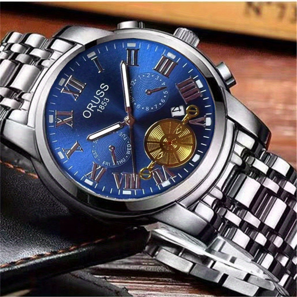 A Stylish, High-end, Durable, Handsome, And Precise Men's Watch That Is Versatile For Business And Fashion Trends.