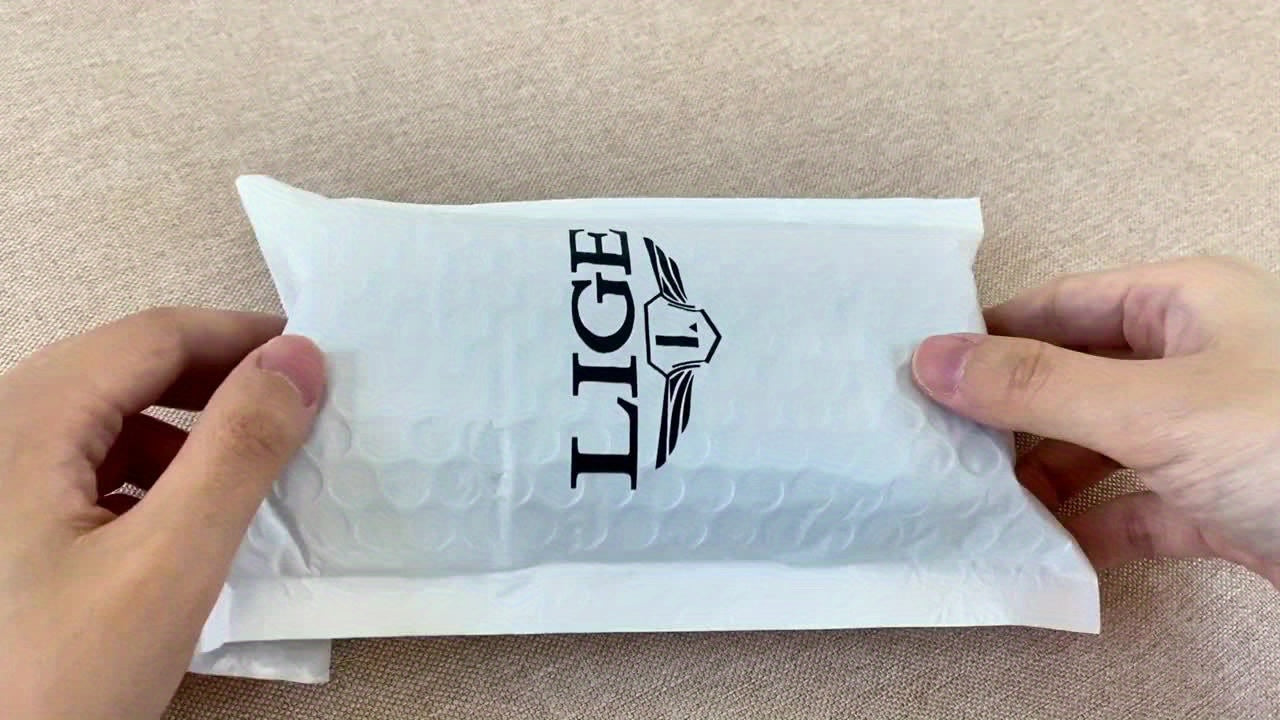 LIGE Fashion Men's Watch Top Brand Luxury Quartz Watch Men's Casual Ultra-thin Mesh Steel Sports Watch