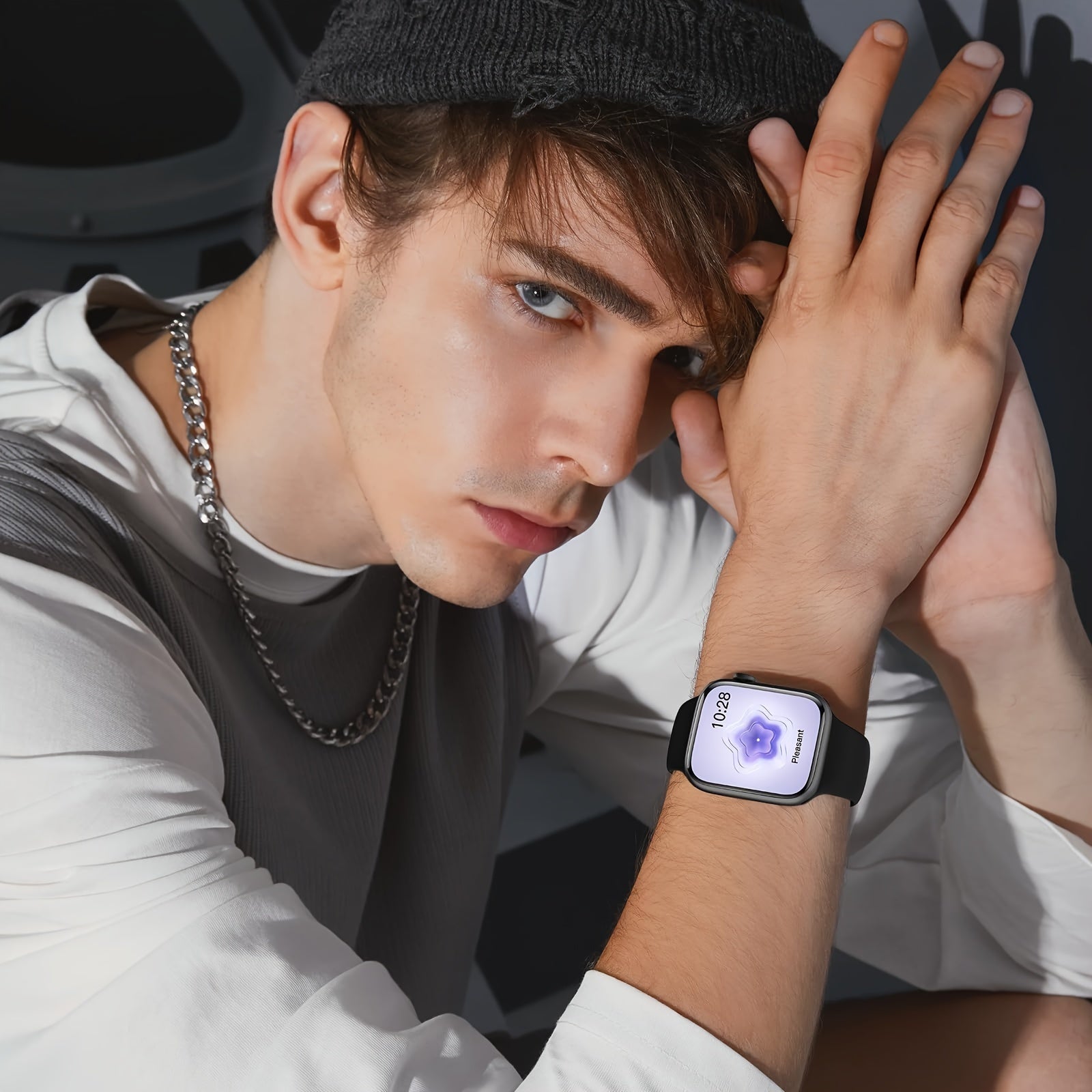 Apple Watch Compatible Silicone Straps: 7 Colors for 38mm, 40mm, 41mm, 42mm, 44mm, 45mm, 49mm Watches - Butterfly Clasp, Casual Style