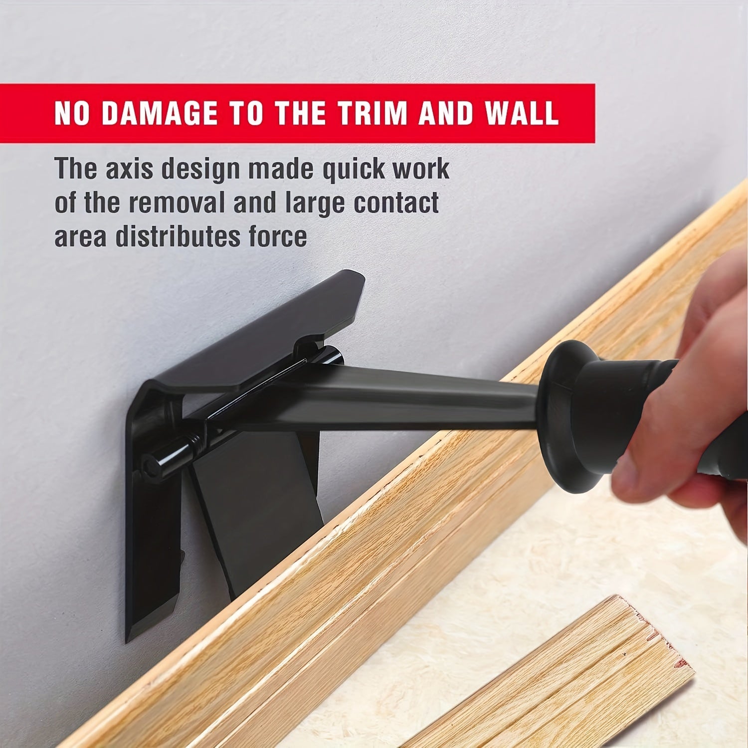 1pc Multi-Functional Trim Puller, Commercial-Grade Tile Removal Tool for Home Improvement, Baseboard, Molding, Siding, and Floor Removal, Ideal for Remodeling Projects