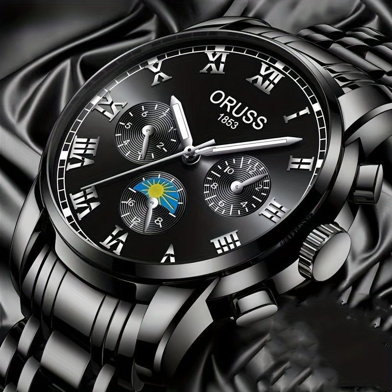 A Stylish, High-end, Durable, Handsome, And Precise Men's Watch That Is Versatile For Business And Fashion Trends.