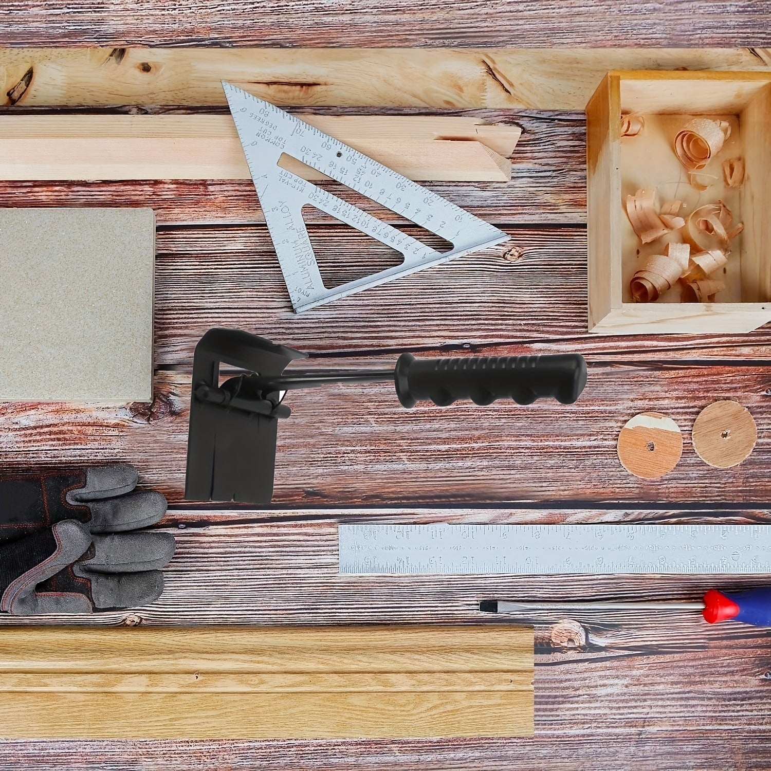 1pc Multi-Functional Trim Puller, Commercial-Grade Tile Removal Tool for Home Improvement, Baseboard, Molding, Siding, and Floor Removal, Ideal for Remodeling Projects