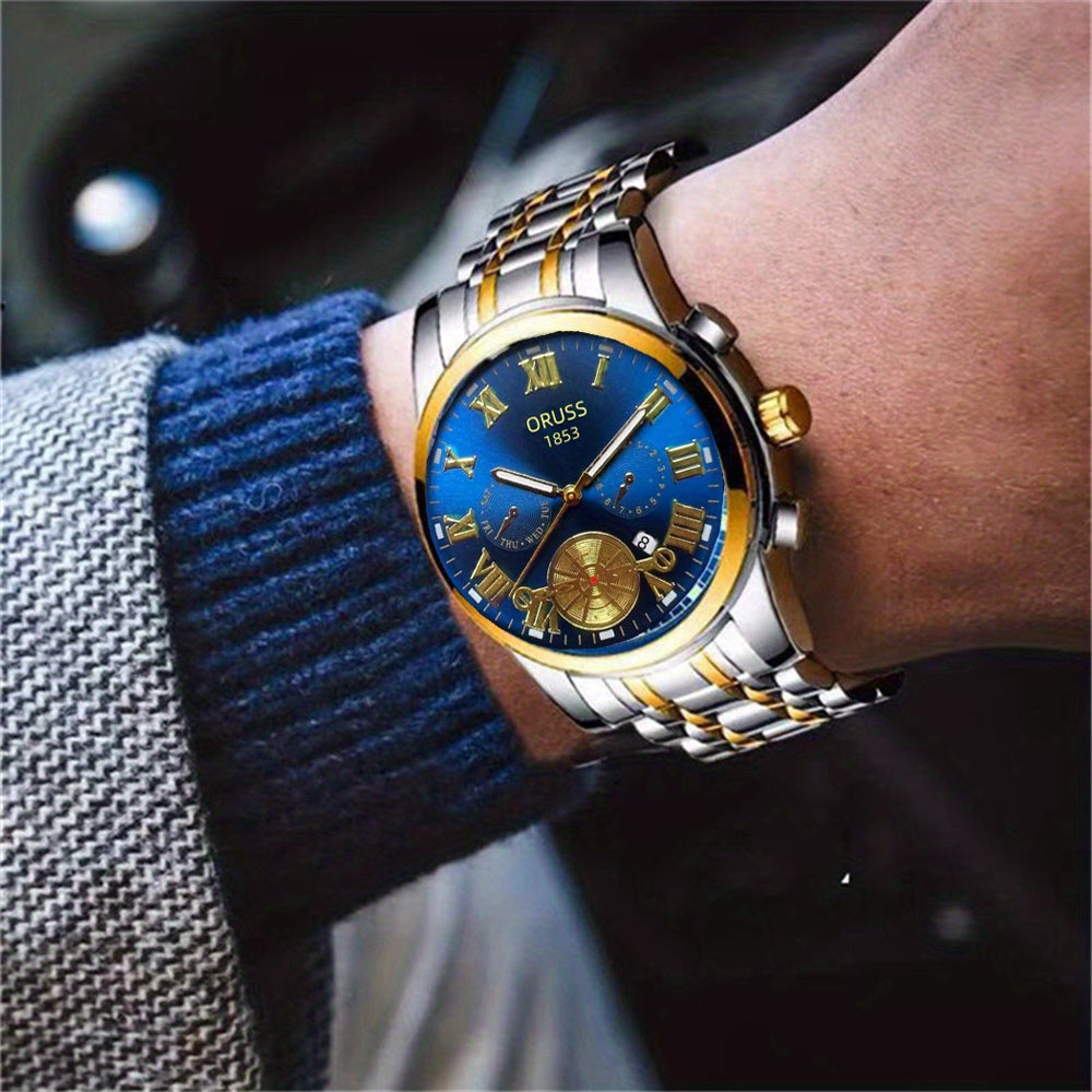 A Stylish, High-end, Durable, Handsome, And Precise Men's Watch That Is Versatile For Business And Fashion Trends.
