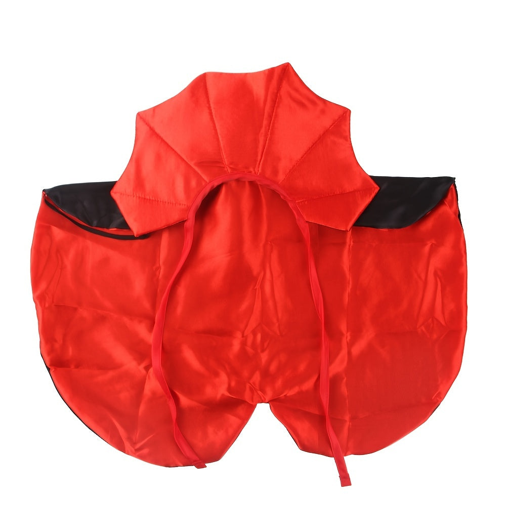 Halloween Cape Costume For Cats, Pet Vampire Cloak Puppy Cat Cosplay Costumes Devil Wizard Party Clothes For Small Medium Dog Cats
