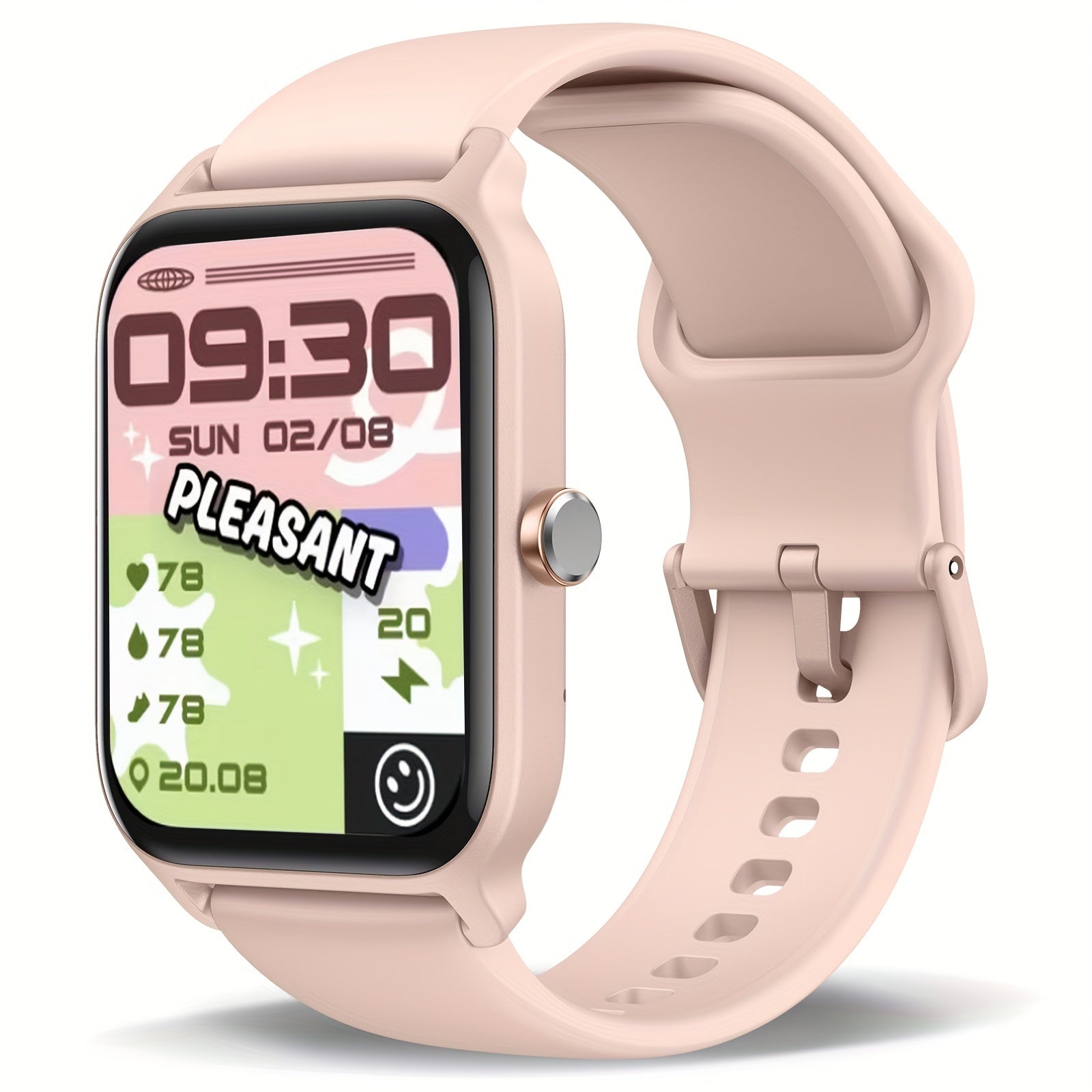 FUVEHA Smart Watch, Compatible With Android And For iPhone, Sports Electronics With Remote Camera, Men's Watch With Wireless Call And Text Reminder, Built-in Activity Fitness Tracker For 100 Sports