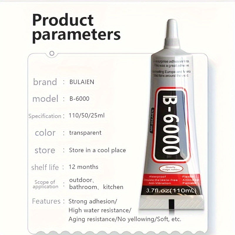 B-6000 Superglue: Fast, Time-Saving, Convenient, and Efficient for Jewelry, Electronics, and More