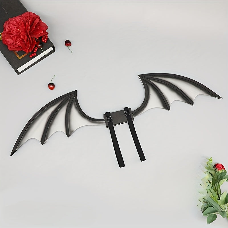 [Cute Bat Ears Headband] Faux Fur Bat Ears Headband - Cute Animal Theme Cosplay Accessories for Halloween Party and Role Play Performances