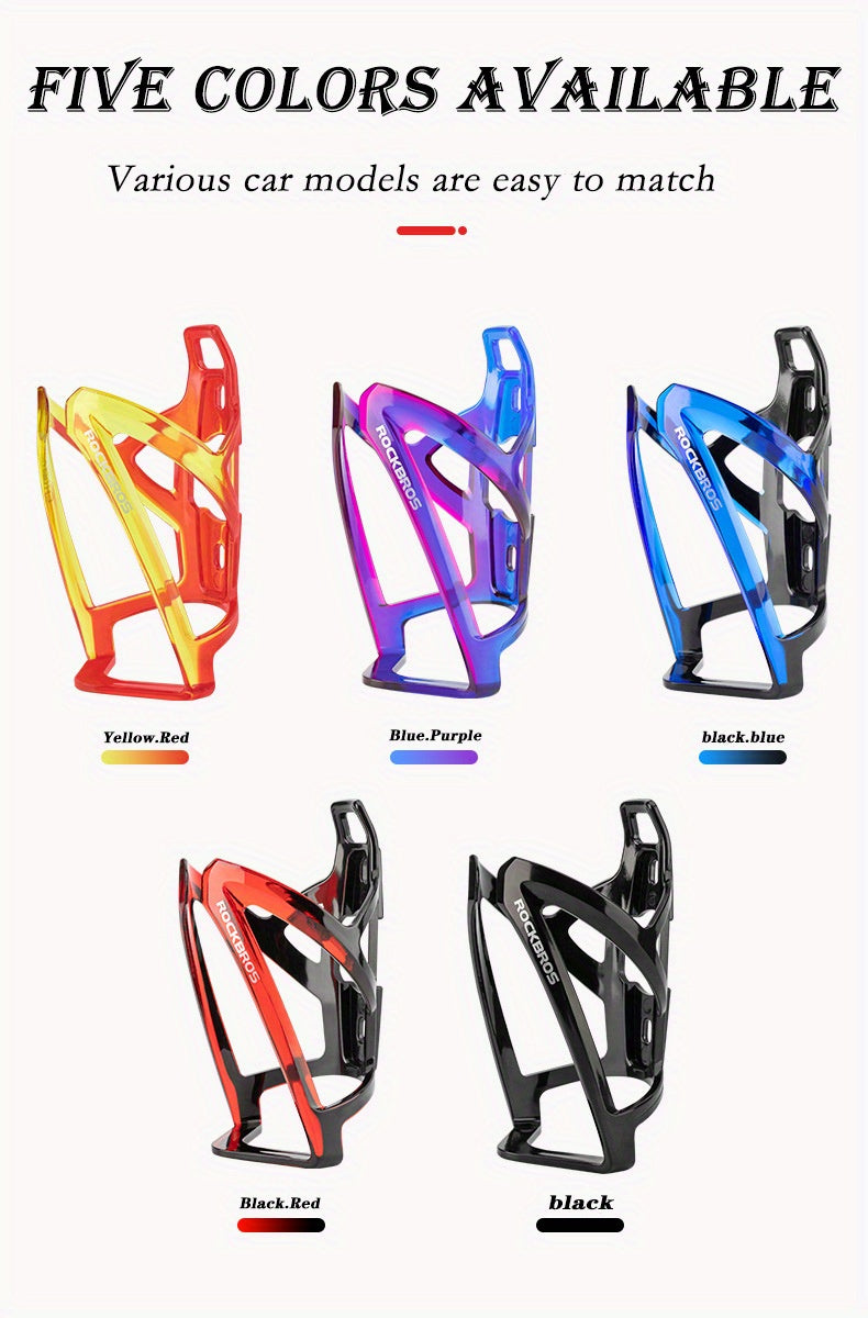 Premium Two-Tone Bike Water Bottle Holder - Durable & Lightweight for Mountain & Road Bikes - Perfect Outdoor Cycling Accessory