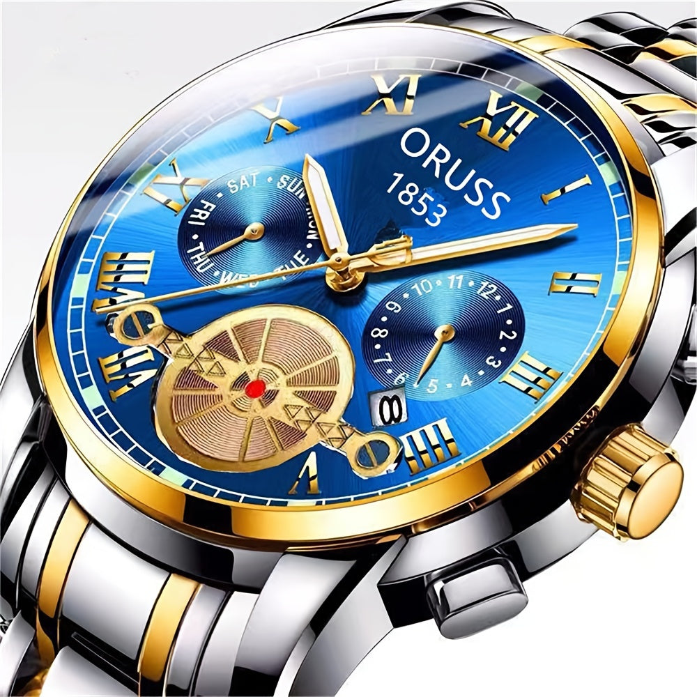 A Stylish, High-end, Durable, Handsome, And Precise Men's Watch That Is Versatile For Business And Fashion Trends.