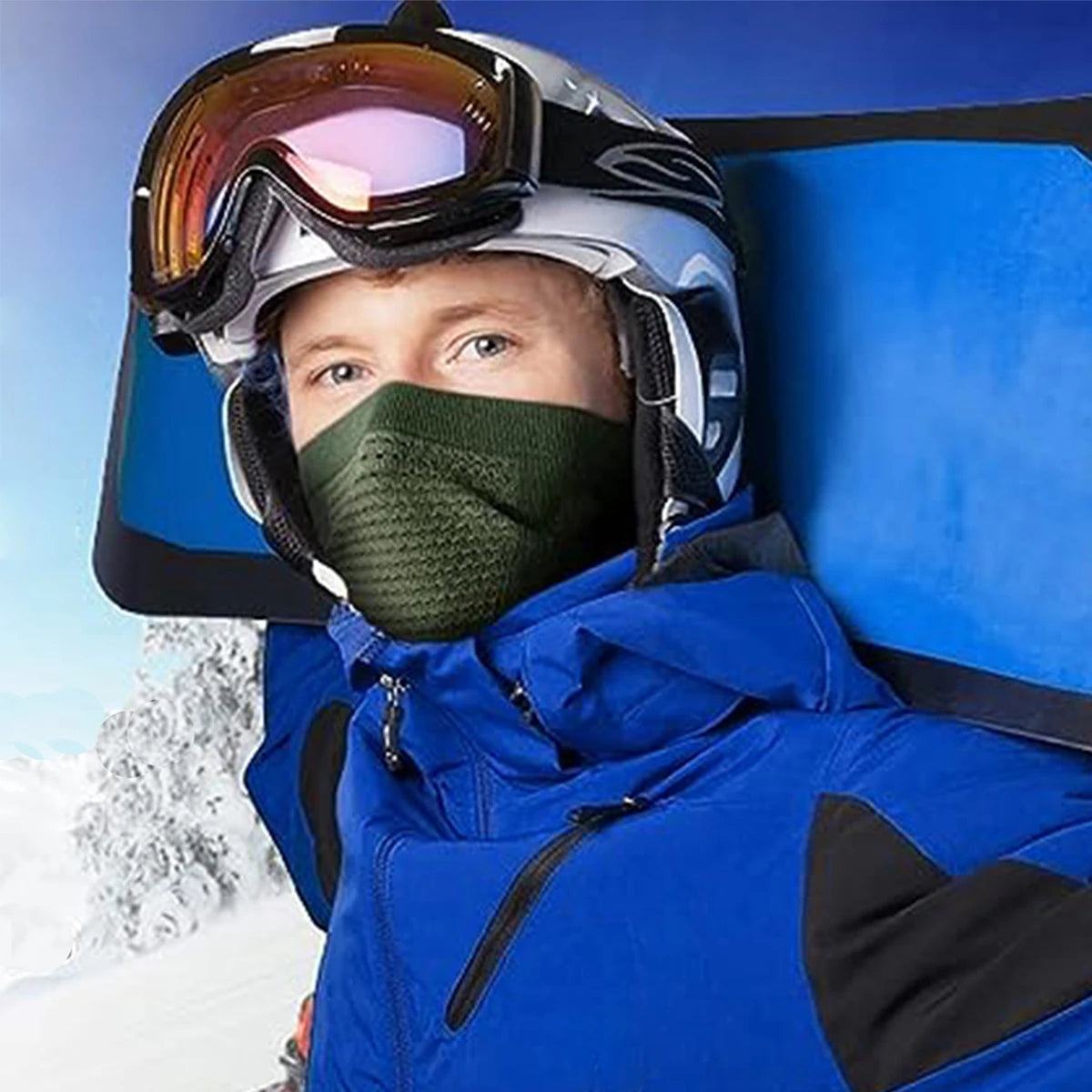 Winter Neck Warmer Gaiter/Balaclava,Windproof Face Mask for Ski, Snowboard,Motorcycle Cycling for Men's and Women's All Weather