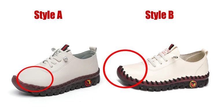Spring Shockproof Orthopedic Shoes For Women Autumn Lace Up Flats Women's Loafers Ladies Comfort Moccasins Female Driver Shoes