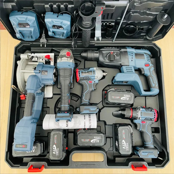 Cordless Drill Power Tool Set Convenient Home Improvement KitCordless Drill Power Tool Set for Home Improvement and DIY Projects