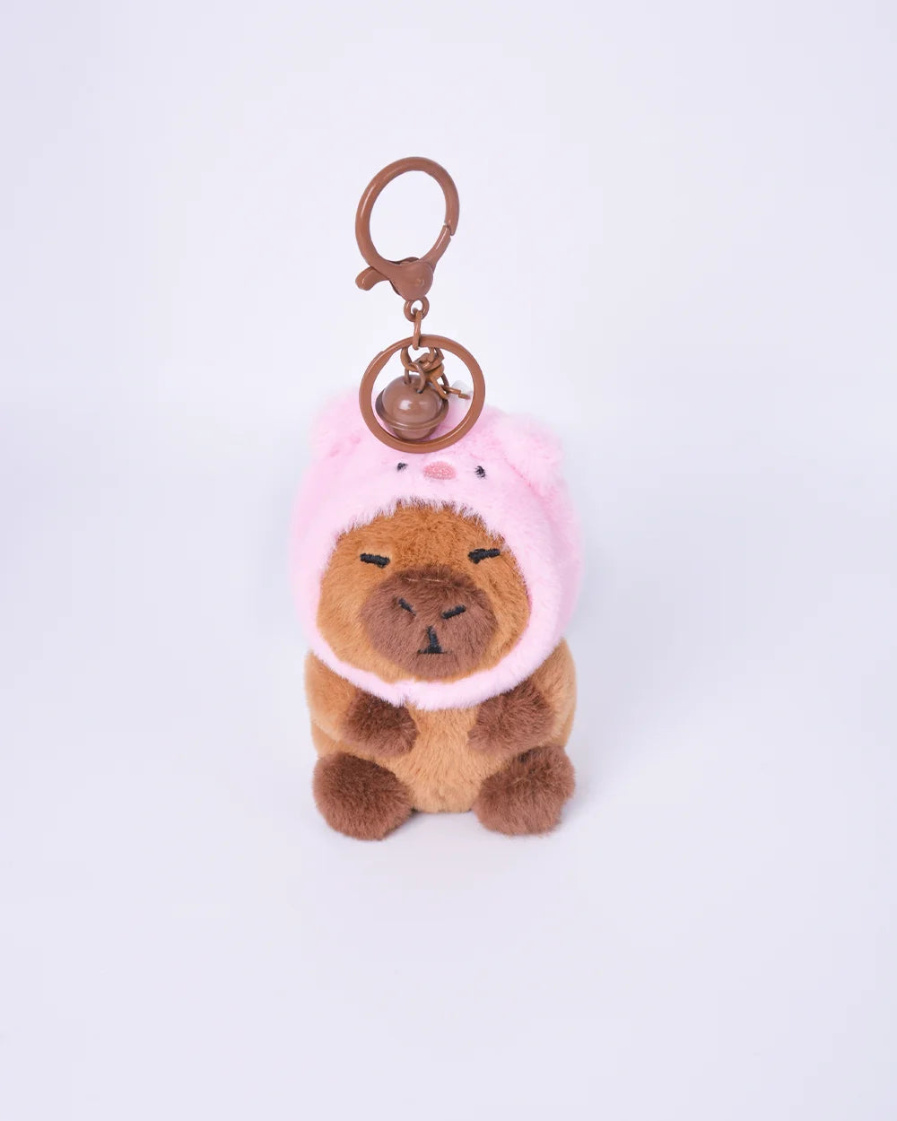 Free Sample 2024 NEW Cheap Wholesale Gift Cartoon Custom Keyrings Baby Children Capybara Plush Keychain Toy