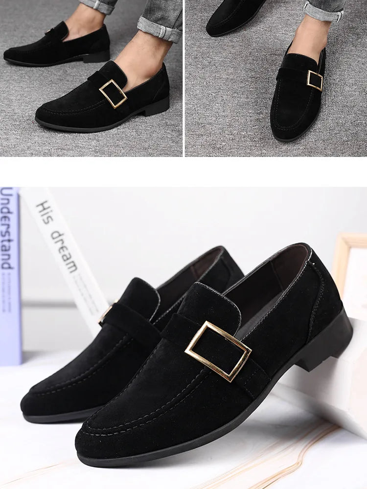 New Mens Casual Business Shoes Loafers Men Dress Shoes Faux Suede Driving Shoes Fashion Formal Shoes for Men Sneakers2023