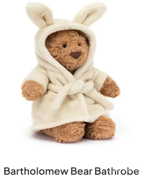 JC UK Jellycats Style Animal Series Super Soft Plush Bear Toy with PP Cotton Little Curly Doll Age 14+