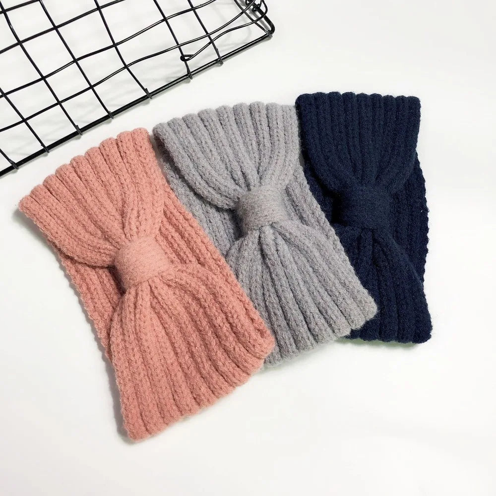 Winter Warm Headband for Women Woolen Knitting Headbands Wool Knitted Elastic Headband Headwear Girls Hair Band Hair Accessories