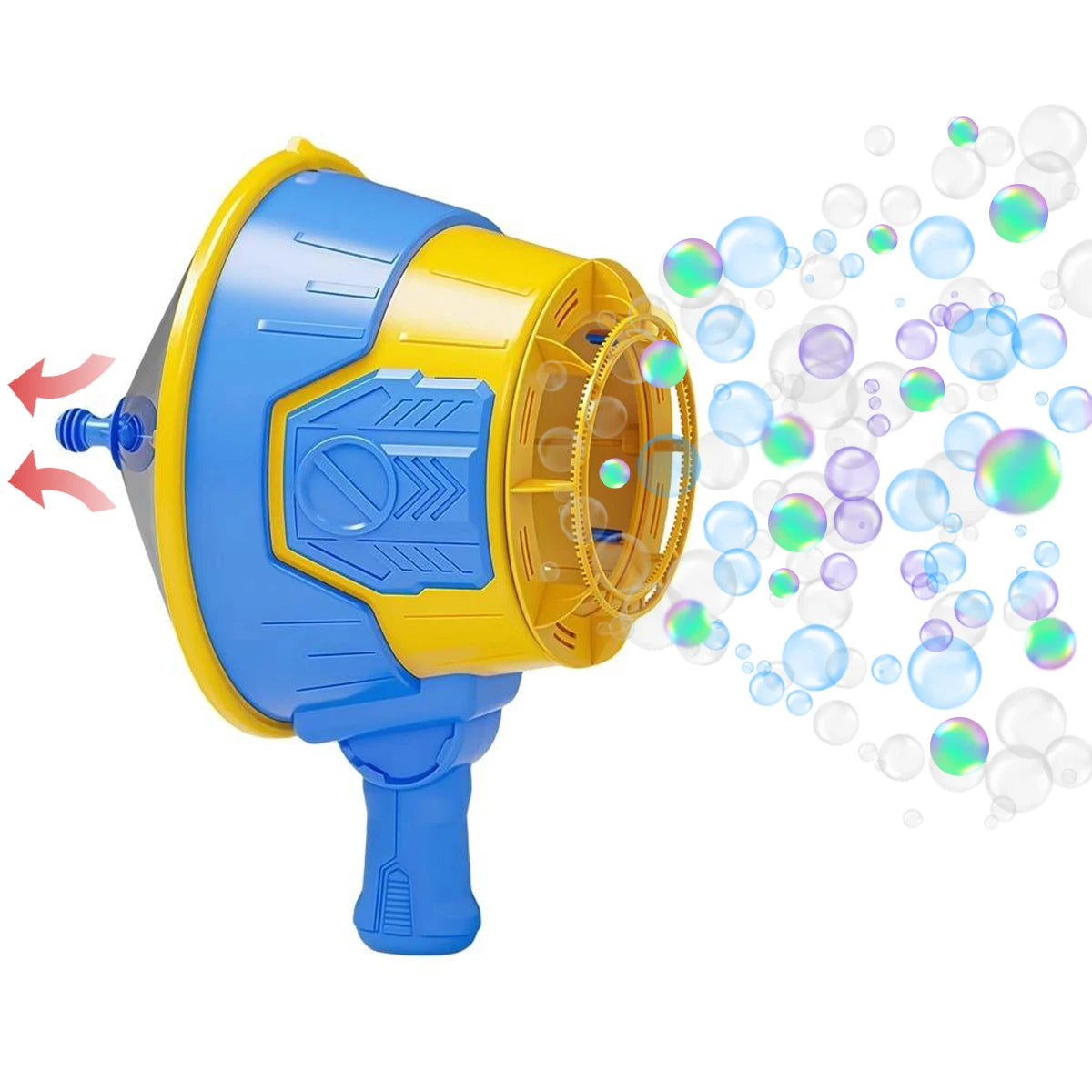 Air Gun Creative Handheld Air Bubble Machine Outdoor Bubble-Blowing Gun Toy for Boys Girls Children New Type Creative Children's