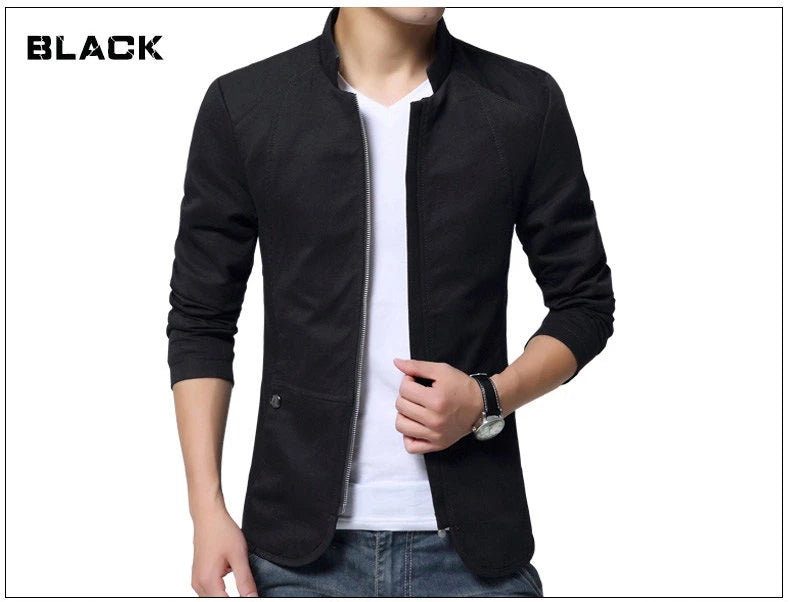 MRMT 2025 Brand Men's Jackets Collar Cotton Washed Overcoat For Male Slim Casual Men Jacket Man Coat Outer Wear Clothing