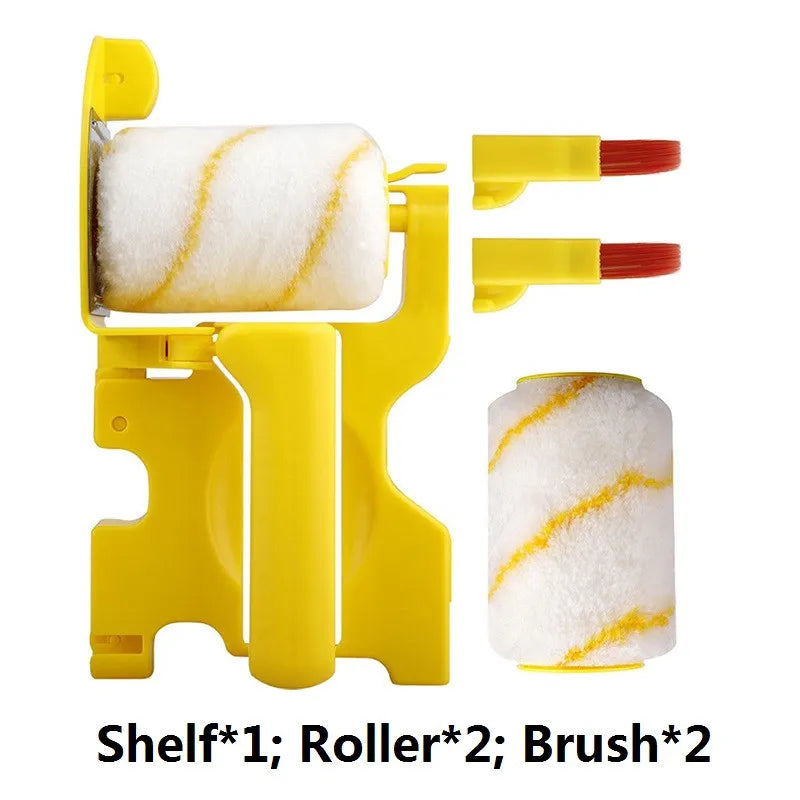 Clean-Cut Paint Edger Roller Brush Edging Tool for Wall Ceiling Home Baseboard Door Trim Painting Paint Rollers Home Improvement